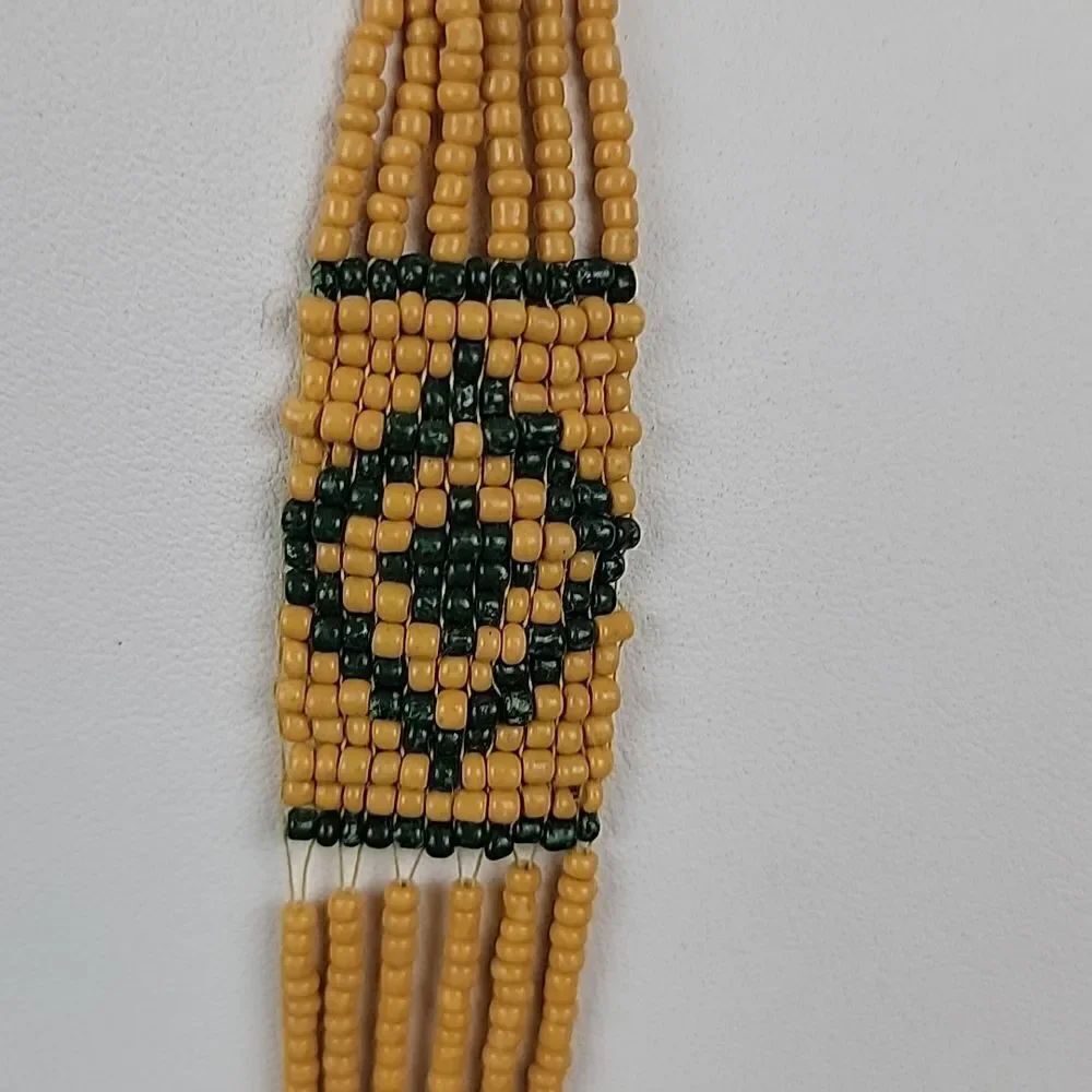 Beaded chandelier necklace 36" length - Picture 4 of 6